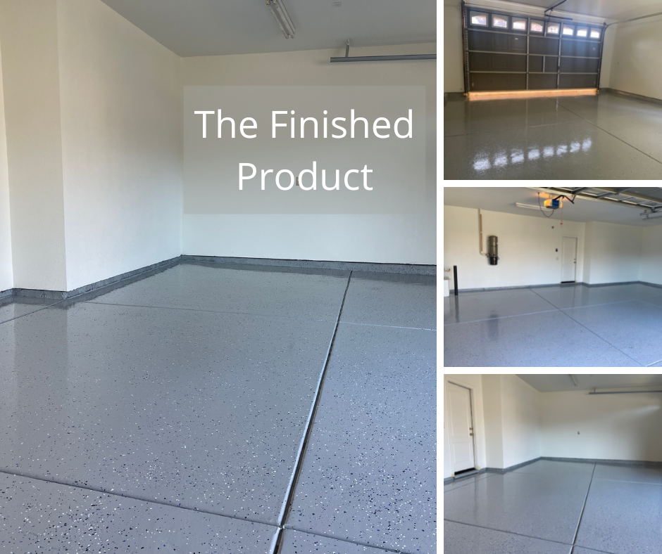 Garage Makeover 101 TRICO PAINTING   Epoxy Floor Finish 2 